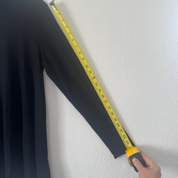 Shiela‎ Rose Black Turtleneck Long Sleeve Tunic Top Women's Size L - Picture 7 of 7